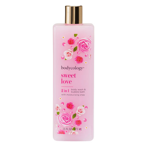 Buy Bodycology Sweet Love 2 in 1 Moisturizing Body Wash and Bubble Bath 473ml-Purplle