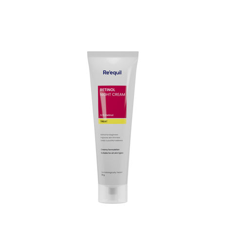 Buy Re'equil 0.1% Retinol Night Cream For Wrinkles & Skin Tightening 30 gm-Purplle
