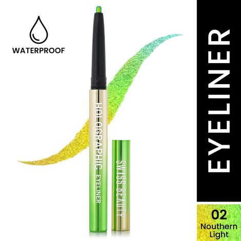 Buy Swiss Beauty Holographic Eyeliner 2-Nouthern Light 0.2gm-Purplle
