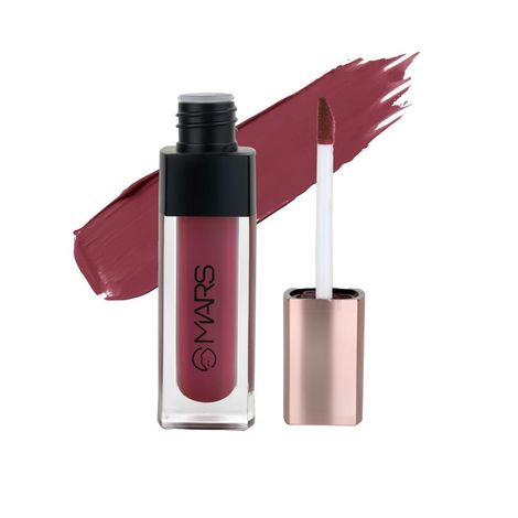 Buy MARS Popstar Non-Drying Liquid Mousse Lipstick for Women with Matte Finish | Lightweight and Non-Sticky Formula | Up to 12 Hour Long Lasting | Transferproof & Waterproof (6 ml) (17-Glided)-Purplle