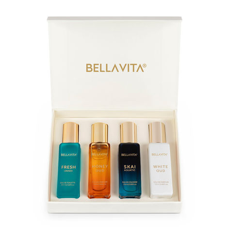 Buy Bella Vita Organic Gift Set Unisex Perfume 4X20 ml-Purplle