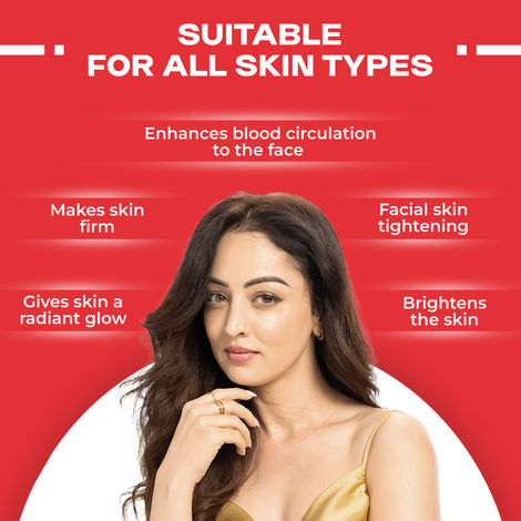 Clensta Red Aloe Vera Skin Glow Facial Kit With Vitamin C, Glutathione &  Niacinamide For Brightening, Radiant, Reduces Dullness for all skin types |  Men & Women | Size - 10 *6gm