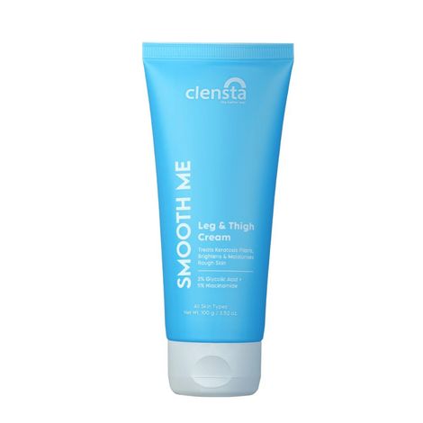 Buy Clensta Leg And Thigh Cream With 5% Niacinamide & Glycolic Acid For Keratosis Pilaris, Brightens, Moisturises Rough Skin, Dark Spots & Daily Use| Men & Women | For all skin types 100 gm-Purplle