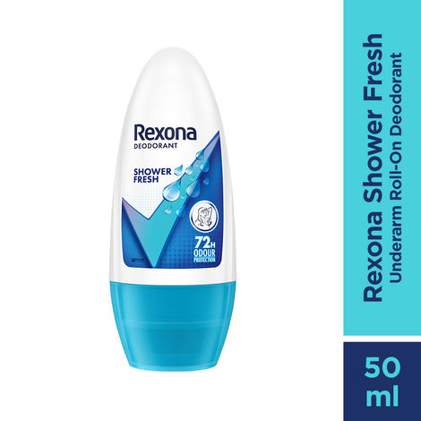 Buy Rexona Shower Fresh Underarm Roll On Deodorant For Women, 50 ml-Purplle