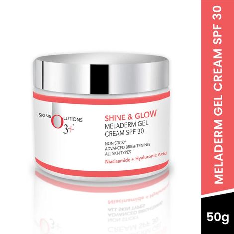 Buy O3+ Shine & Glow Meladerm Gel Cream SPF 30 - 50 gm-Purplle