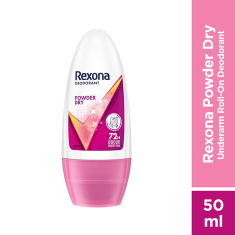 Buy Rexona Powder Dry Underarm Roll On Deodorant For Women, 50 ml-Purplle