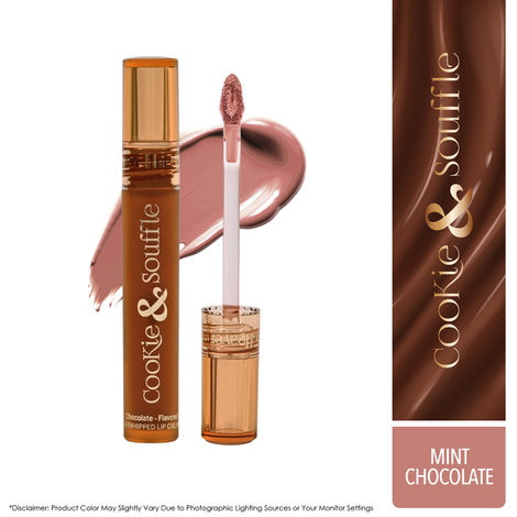 Buy Blue Heaven Cookie & Souffle Matte Lipstick for Women, Long lasting Liquid lipstick, Enriched with Cocoa Butter & Rosehip Oil, Softening & Nourishing Lip color - Mint Chocolate, 3.2 ml-Purplle