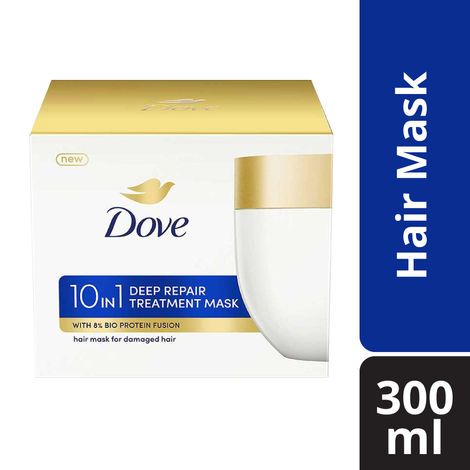 Buy Dove 10 in 1 Deep Repair Treatment Hair Mask, for damaged hair 300 ml-Purplle