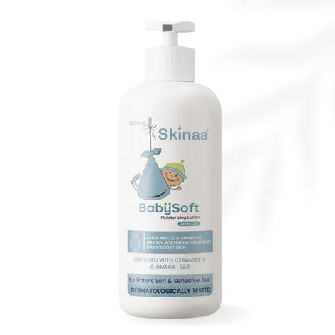 Buy Skinaa BabySoft Moisturizing Lotion | Soften & Nourish Baby's Skin with Avocado & Almond Oil | Gentle Care Lotion 250 ml-Purplle