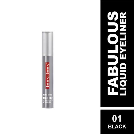 Buy TEEN.TEEN FABLOUS LIQUID EYELINER - BLACK, 6ml-Purplle