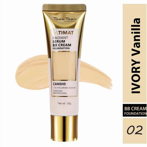 Buy TEEN.TEEN RADIANT SERUM BB CREAM FOUNDATION - NATURAL NUDE/02, 30gm-Purplle