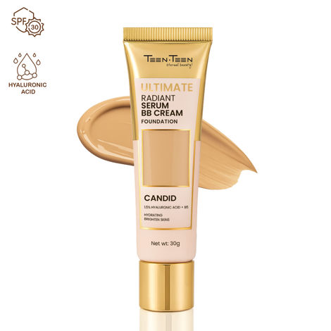 Buy TEEN.TEEN RADIANT SERUM BB CREAM FOUNDATION - ASIAN BEIGE/04, 30gm-Purplle