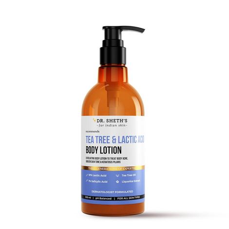 Buy Dr. Sheth's Tea Tree & Lactic Acid Body Lotion- 300 ml-Purplle