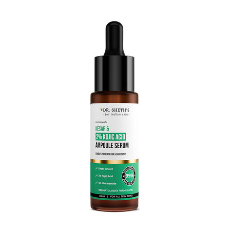 Buy Dr. Sheth's Kesar & Kojic Acid Serum - 30 ml-Purplle