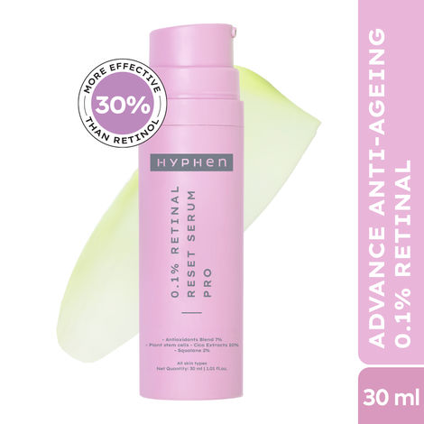 Buy Hyphen 0.1% Retinal Reset Serum Pro | Advanced Anti Ageing Face Serum | Reduces Fine Lines & Wrinkles | 30% More Effective than Retinol Serum | 30 ml-Purplle