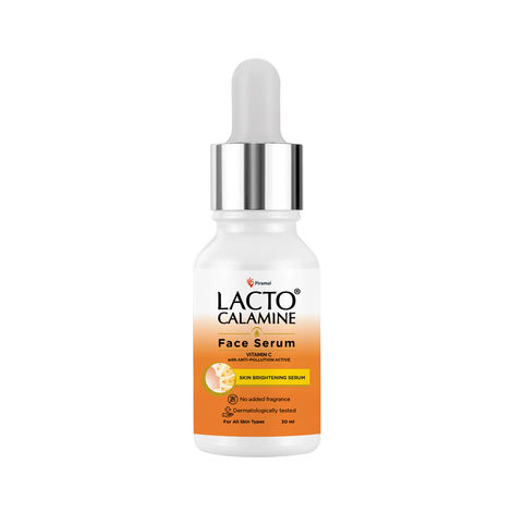 Buy Lacto Calamine Vitamin C Face Serum for Glowing Skin with Niacinamide | Vitamin C Serum for Oily Skin with Pollushield, Vitamin E, B3 and B5 |Face Serum For Women | 30 ml (Pack of 1)-Purplle