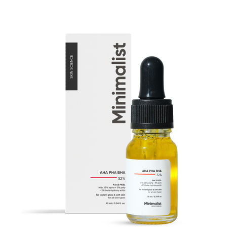Buy Minimalist 25% AHA +5% PHA +2% BHA Peeling solution for Instant glow & soft skin (10 ml)-Purplle