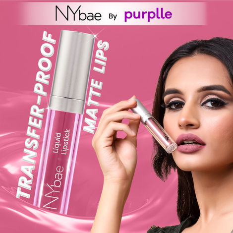 Buy NY Bae Confessions Liquid Lipstick - Ladies Night 6 (4.5 ml) | Matte Lipstick | Nude Brown Shade | Moisturizing | Long Lasting | Transfer Proof-Purplle