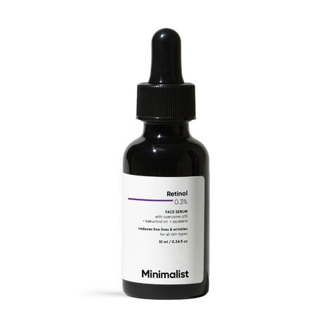 Buy Minimalist Retinol 0.3% face serum with Anti-Aging Property to Reduce Fine Lines & Wrinkles, 10 ml-Purplle