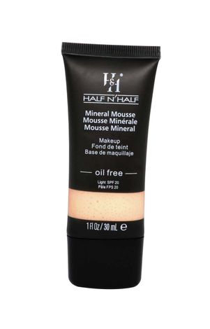Buy Half N Half Mineral Mousse Oil Free Foundation Light SPF-20, Ivory (30 ml)-Purplle
