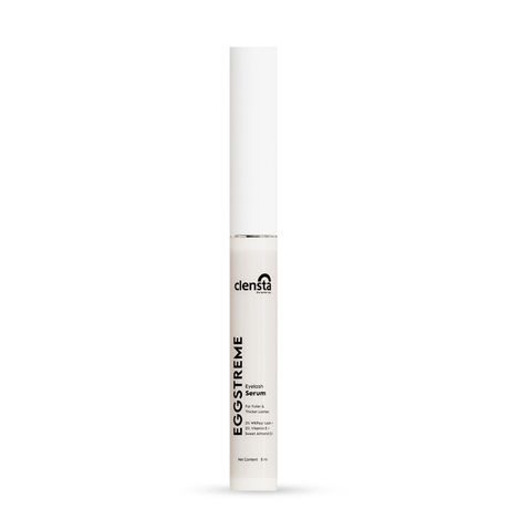 Buy Clensta Eggstreme Eyelash Serum| 8 ml| With Egg Protein, Vitamin E, and Castor Oil| For Thick, Healthy Eyelashes| Naturally Longer, Beautiful lashes| For All Men & Women-Purplle