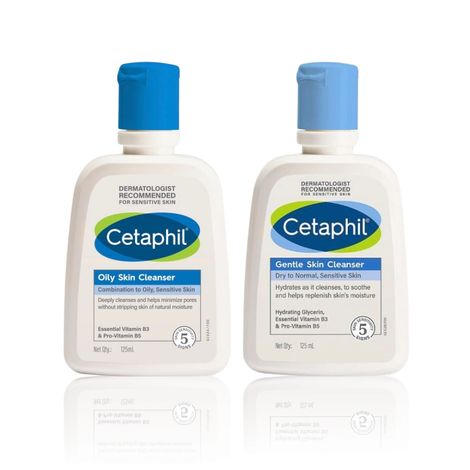 Buy Cetaphil Cleanser For Both [Cetaphil Gentle Skin Cleanser (125 ml) + Cetaphil Cleanser For Oily Skin (125 ml)]-Purplle