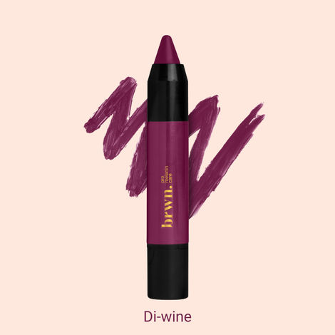 Buy Brwn Lip Crayon Di-wine 3gm-Purplle