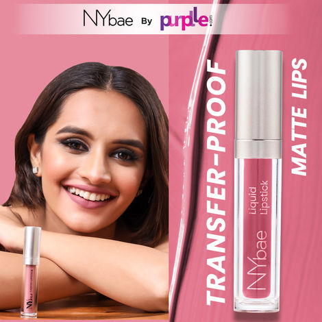 Buy NY Bae Confessions Liquid Lipstick | Lip & Cheek Tint | Nude Lipstick | Matte Finish | Long Lasting - Rule Of Life 10 (4.5 ml)-Purplle