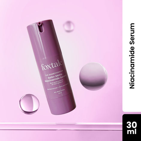 Buy Foxtale 5% Niacinamide Face Serum with Olive Leaf Extract, For Oil Control & Brightening, Blurs Pores Instantly, Lightweight & Non-sticky, All Skin Types, Men & Women, 30 ml-Purplle