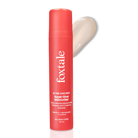 Buy Foxtale Super Glow Moisturiser |  Vitamin C +Niacinamide +Squalane 50 ml-Purplle