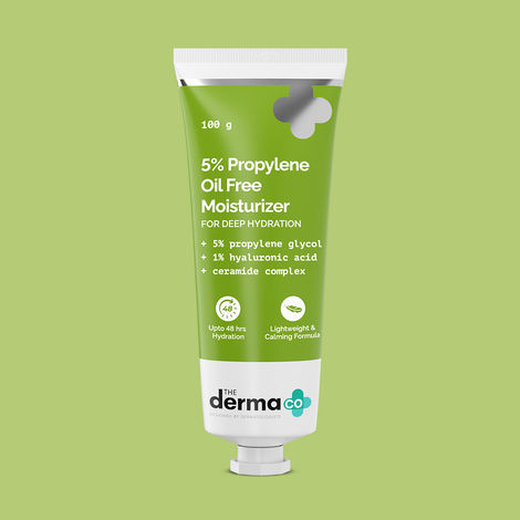 Buy The Derma co. 5% Propylene Oil Free Moisturizer with with Propylene Glycol & Hyaluronic Acid for Oil-Free Hydration - 100 gm-Purplle