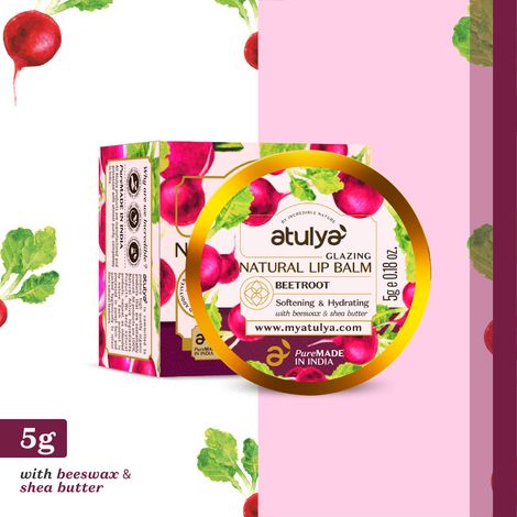 Buy Atulya Natural Beet Root Lip Balm 5 gm-Purplle