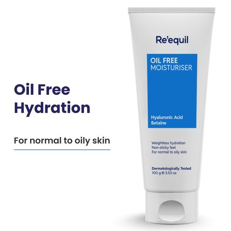 Buy Re'equil Oil Free Moisturiser 100 gm-Purplle