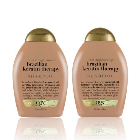 OGX Keratin Smooth Duo For Dry Curly Frizzy Fine Hair