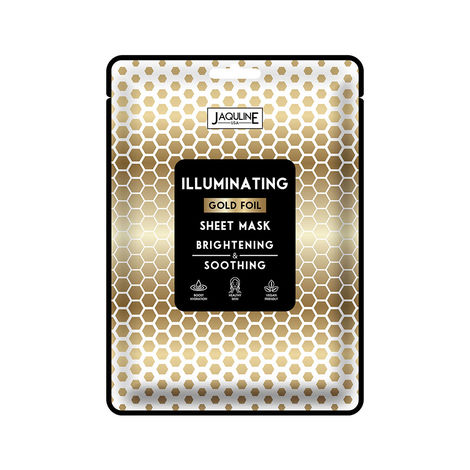 Buy Jaquline USA Charcoal Gold Foil Sheet Mask 1N (25 gm)-Purplle