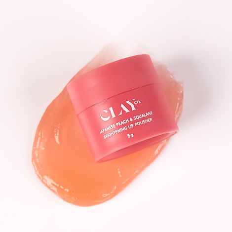 Buy ClayCo Japanese Peach & Squalane Brightening Lip Polisher 8 g-Purplle