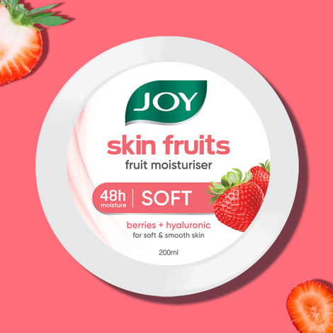 Buy Joy Super Soft Cold Skin Cream for 24 Hr Moisturization - Berries (200 ml) - Lightweight & Oil Free Moisturizer For Instant Hydration | Non Sticky & Non Greasy Cream for Hands, Face & Body-Purplle