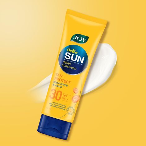 Buy Joy Broad Spectrum SPF 30 Face & Body Sunscreen | Sunblock & Anti Tan Sunscreen For Normal to Oily Skin | Lightweight, Non Greasy & Zero White Cast, 120ml-Purplle
