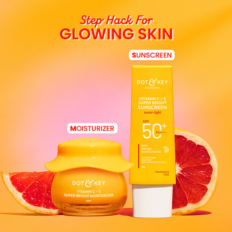 Buy Dot & Key Bestselling Vitamin C Sun Protect Duo - 110 gms |Sunscreen, Moisturizer-Purplle