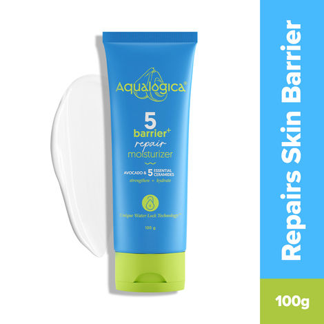 Buy Aqualogica 5 Barrier+ Repair Moisturizer with Avocado & 5 Essential Ceramides - 100 gm Strengthens Skin Barrier | Deeply Moisturizes | Non-sticky & Non-oily-Purplle