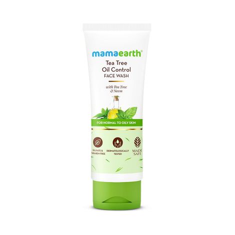 Buy Mamaearth Tea Tree Natural Face Wash For Acne & Pimples Wash (100 ml)-Purplle