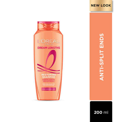 Buy L'Oreal Paris Shampoo, Nourish, Repair and Shine, For Long and Lifeless Hair, Dream Lengths, 200 ml-Purplle