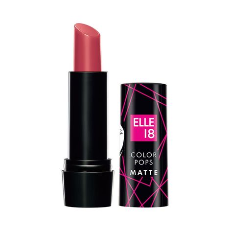 Buy Elle 18 Color Pop Matte Lip Color, P21, Pink Kiss, 4.3 g-Purplle