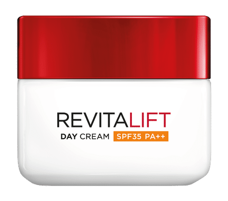 Buy L’Oreal Paris Revitalift Anti-Wrinkles + Radiance Moisturizing Cream Day SPF 35 PA++, 50 ml-Purplle