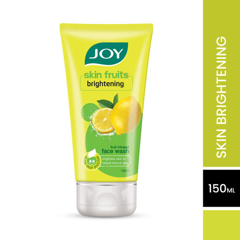 Buy Joy Skin Fruits Lemon Brightening Face Wash, For Oily Skin 150ml-Purplle