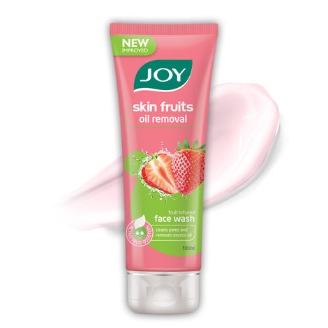 Buy Joy Skin Fruits Oil Removal Strawberry Face Wash (100 ml)-Purplle