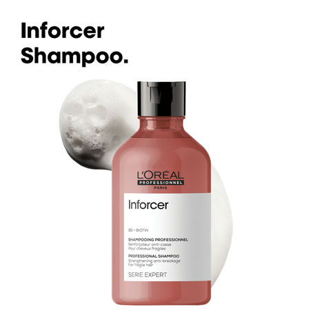 Buy L'Oreal Professionnel Inforcer Shampoo for Reduced Hair Breakage 300 ml | With Biotin & Vitamin B6-Purplle