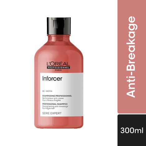 Buy L'Oreal Professionnel Inforcer Shampoo for Reduced Hair Breakage 300 ml | With Biotin & Vitamin B6-Purplle