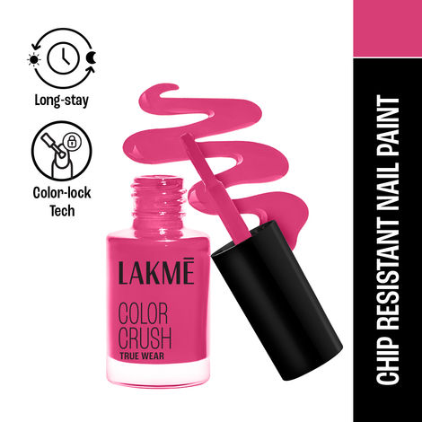 Buy Lakme True Wear Color Crush Nail Polish, Long Lasting & Vibrant Nail Paint, 108, 6ml-Purplle