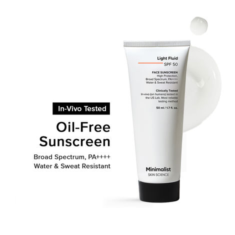 Buy Minimalist Light Fluid SPF 50 Face Sunscreen (50 ml)-Purplle